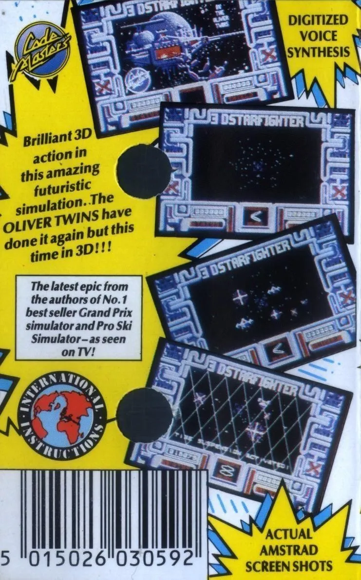 3D Starfighter box back