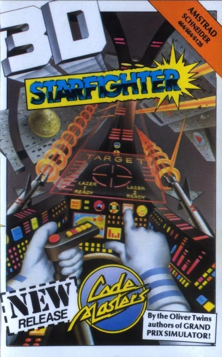3D Starfighter cover art for Amstrad CPC
