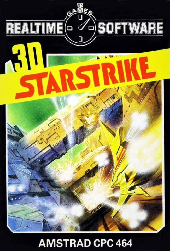 3D Starstrike cover art for Amstrad CPC