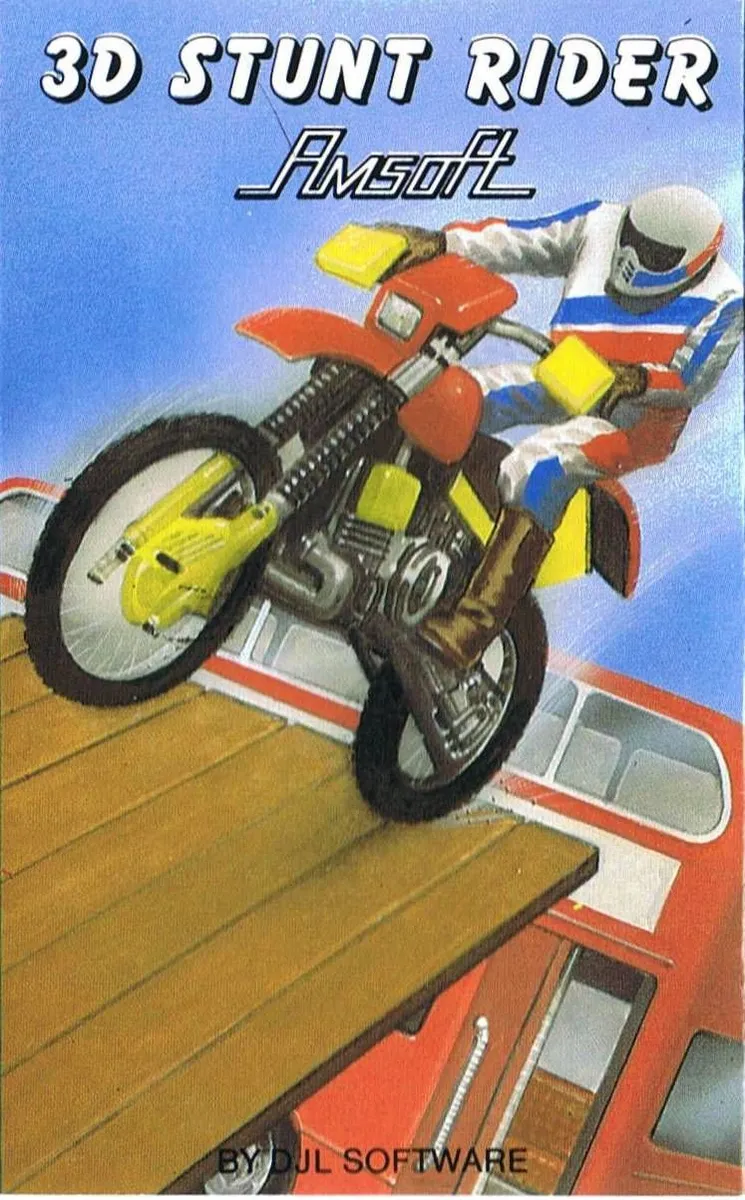 3D Stunt Rider cover art for Amstrad CPC