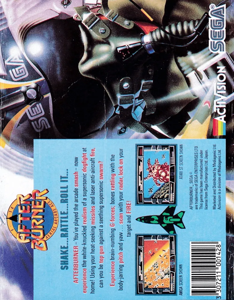 After Burner box back