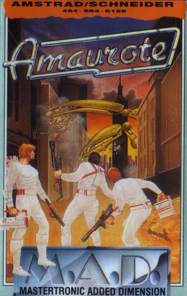 Amaurote cover art for Amstrad CPC