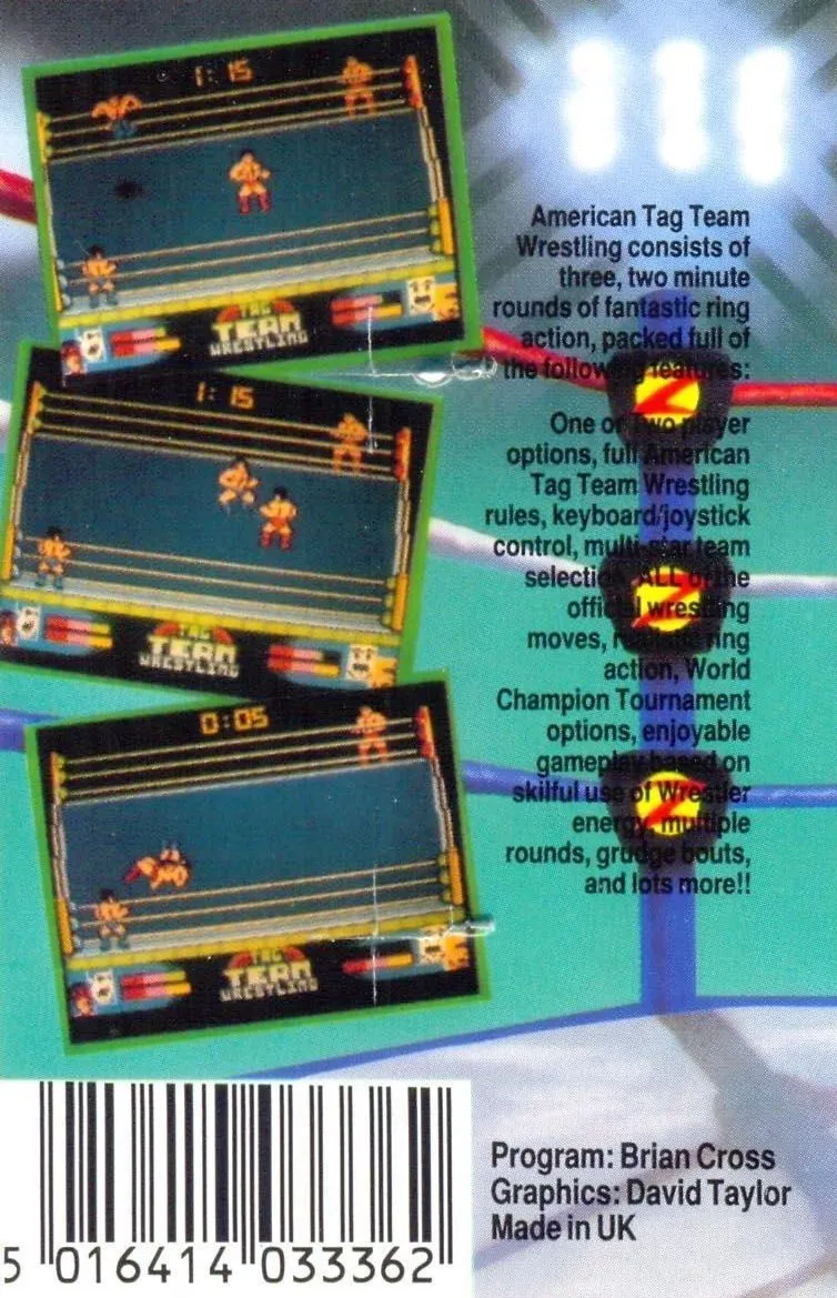 American Tag-Team Wrestling box back