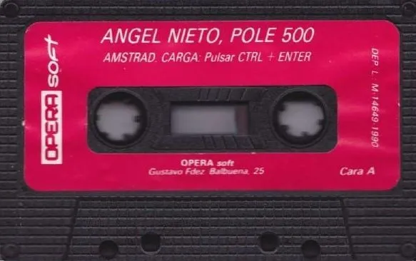 Angel Nieto Pole 500 cart