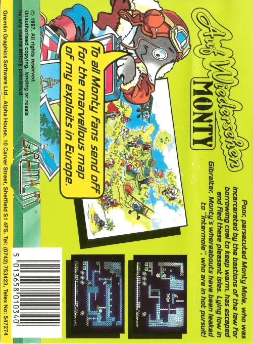 Auf Wiedersehen Monty box back