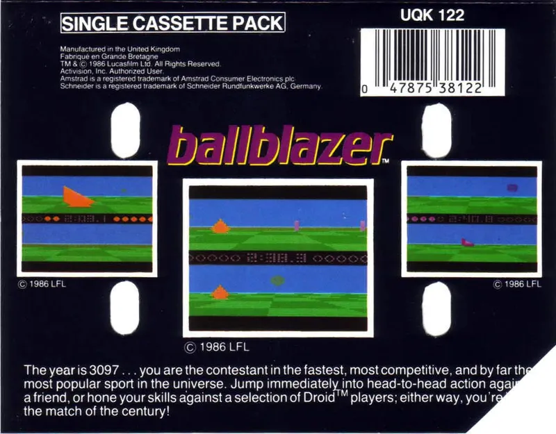Ballblazer box back