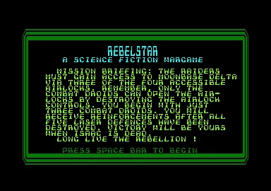 Rebelstar screenshot