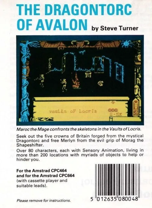 Dragontorc box back