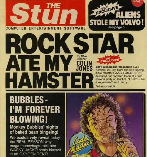 Rock Star Ate My Hamster box art