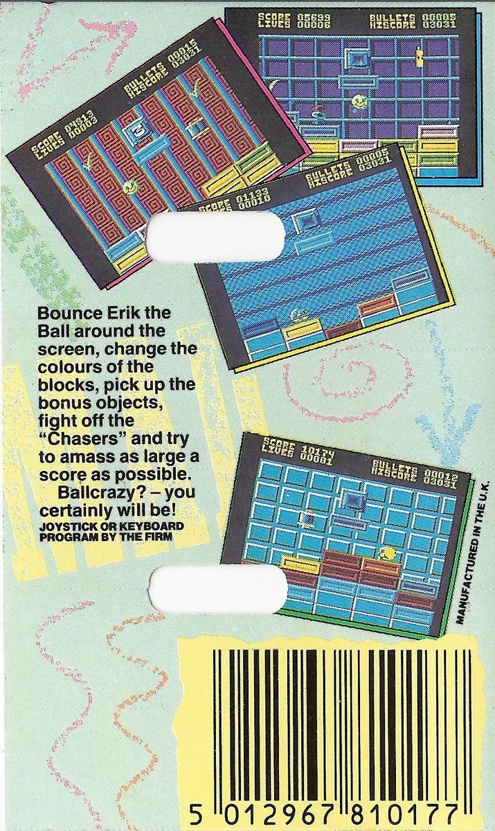 Ball Crazy box back