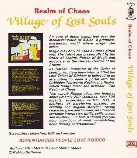 Village of Lost Souls box back