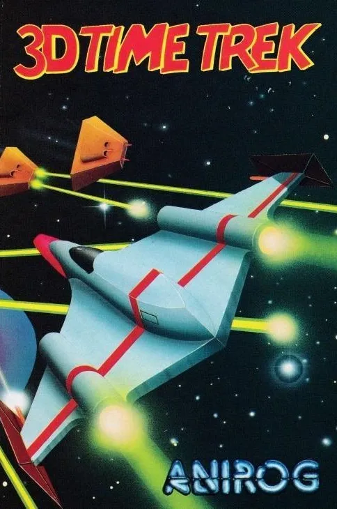 3D Time Trek cover art for Amstrad CPC
