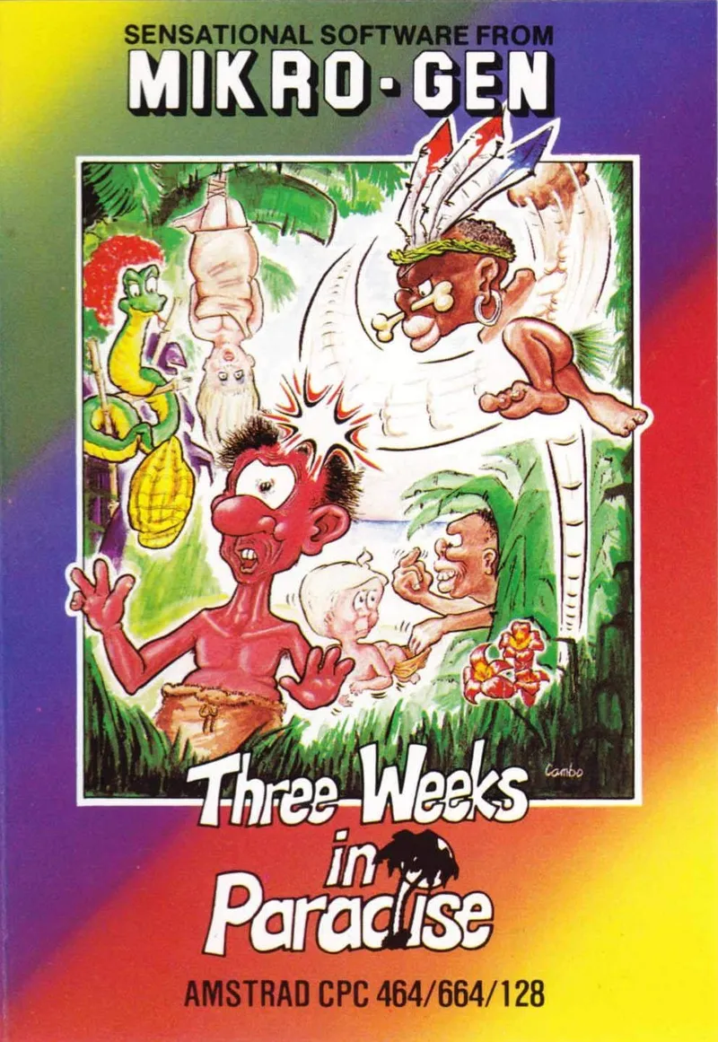 Three Weeks in Paradise box art