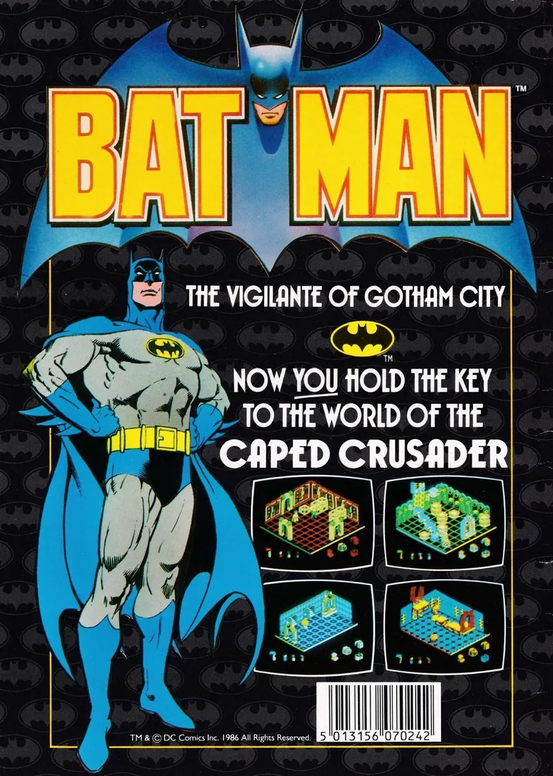 Batman box back