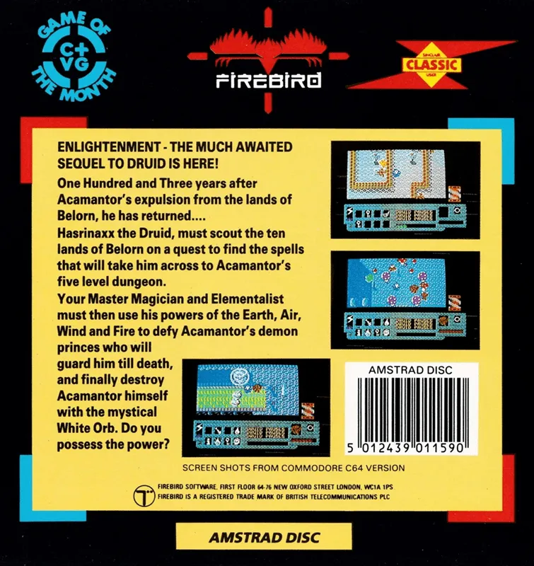 Enlightment box back