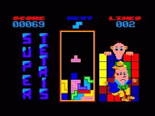 Backdrop artwork for Super Tetris