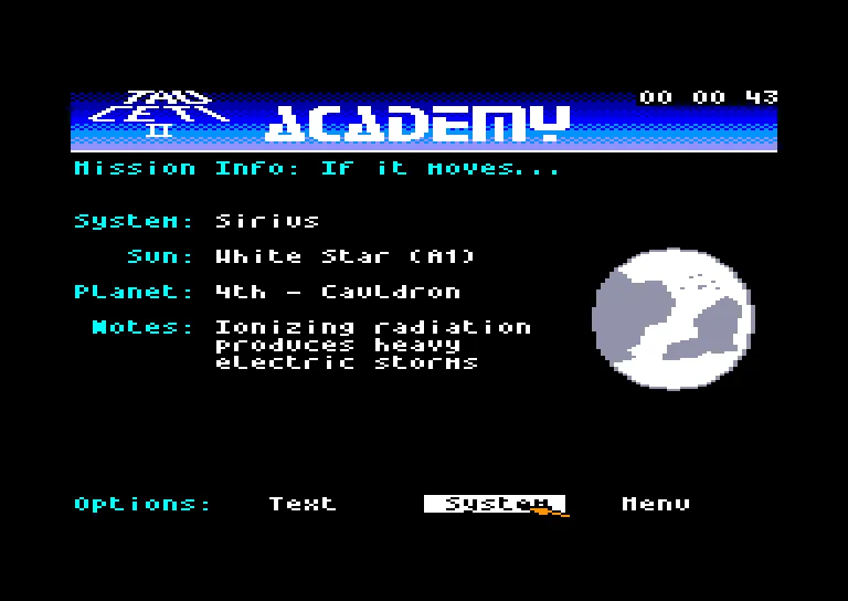 Backdrop artwork for Academy: Tau Ceti II