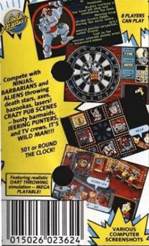Wacky Darts box back