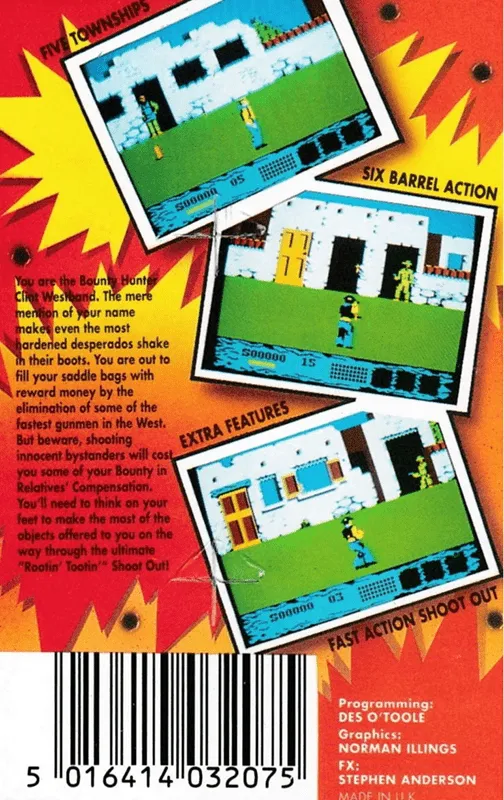 Spagetthi Western Simulator box back
