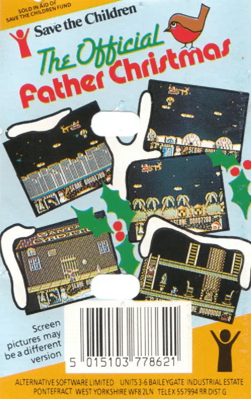 Official Father Christmas Game, The box back