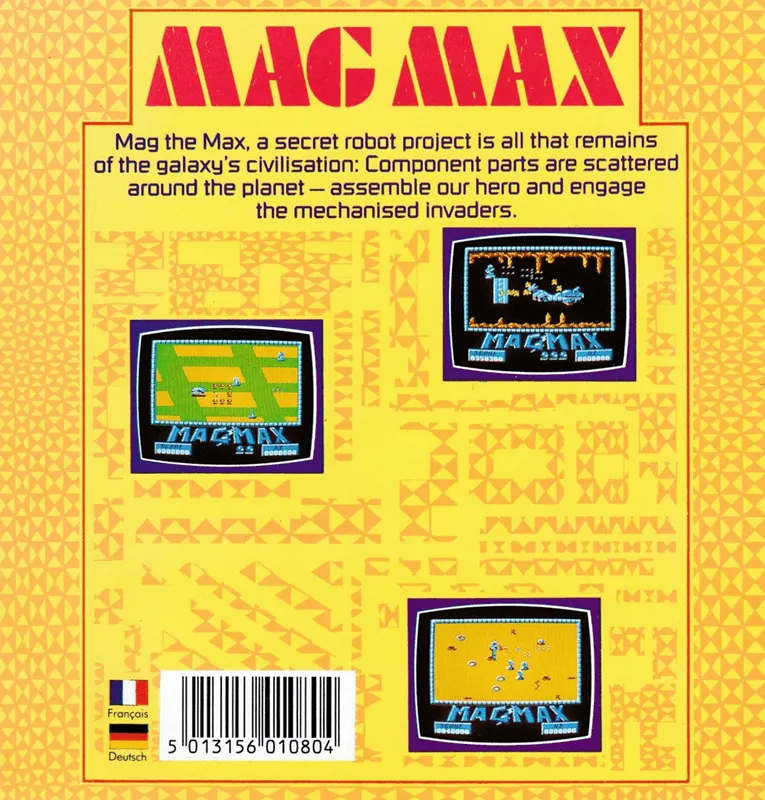 Mag Max: Robo Centurion box back