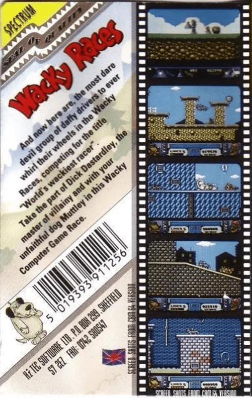 Wacky Races box back