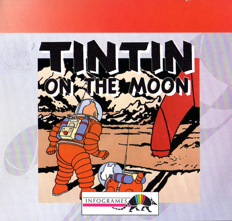Tintin on the Moon box art