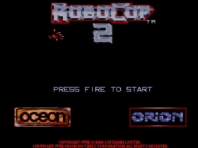 Robocop 2 screenshot