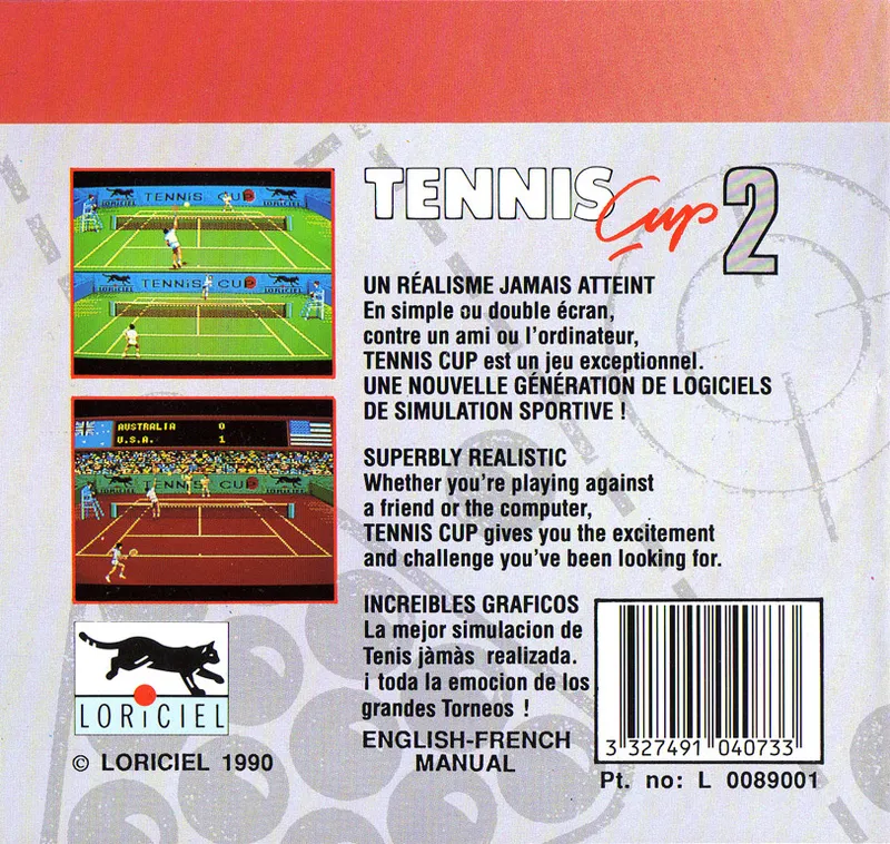 Tennis Cup 2 box back