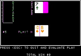 Advanced Blackjack screenshot