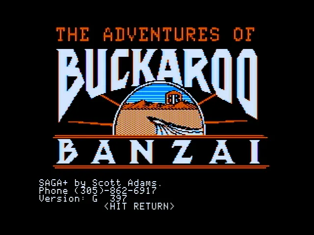 Adventures of Buckaroo Banzai, The screenshot