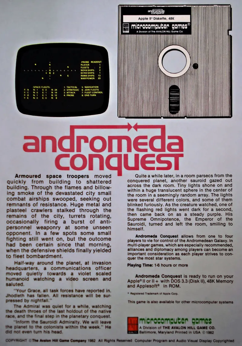 Andromeda Conquest box back
