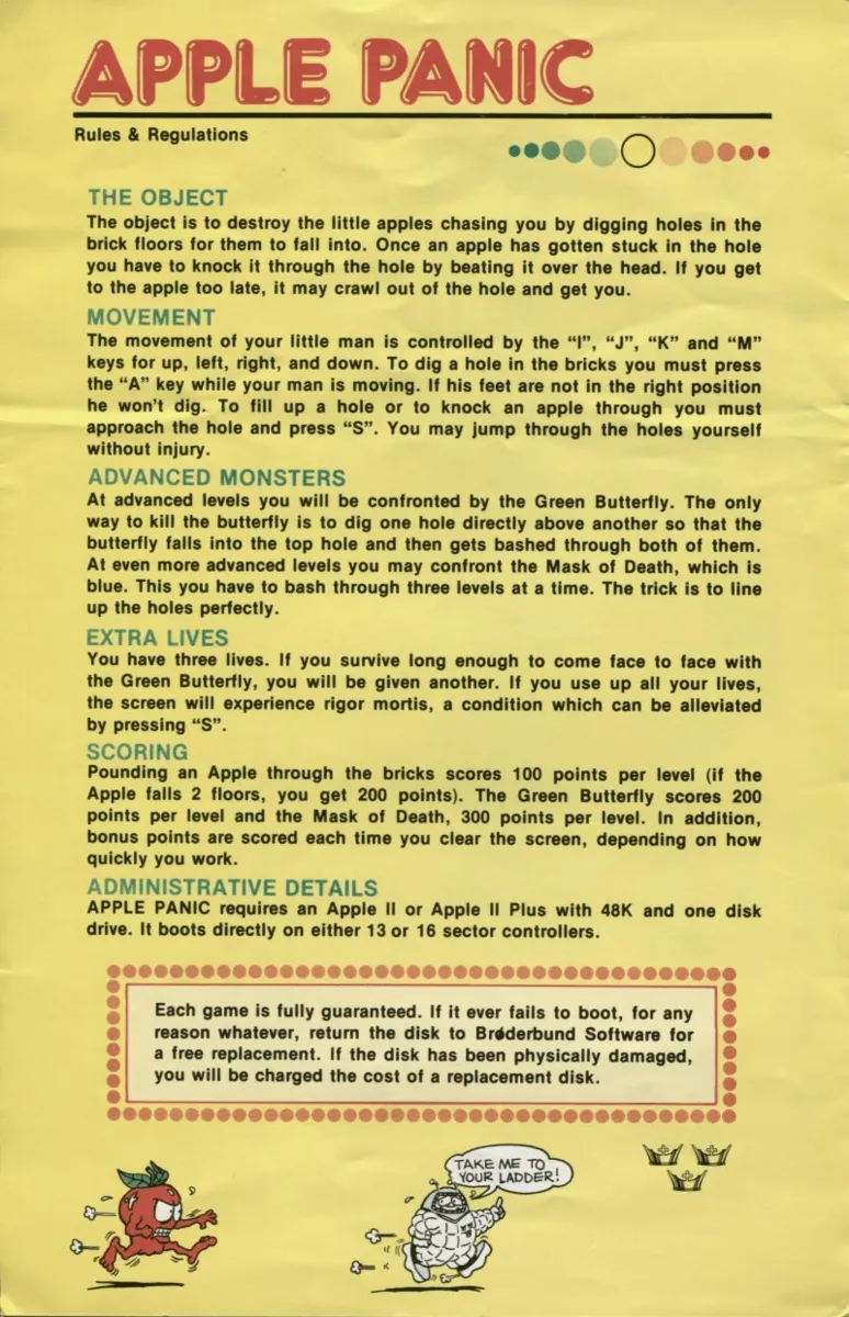 Apple Panic box back