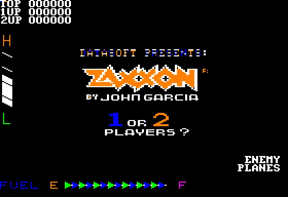 Zaxxon screenshot