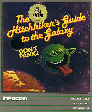 The Hitchhiker's Guide to the Galaxy box art