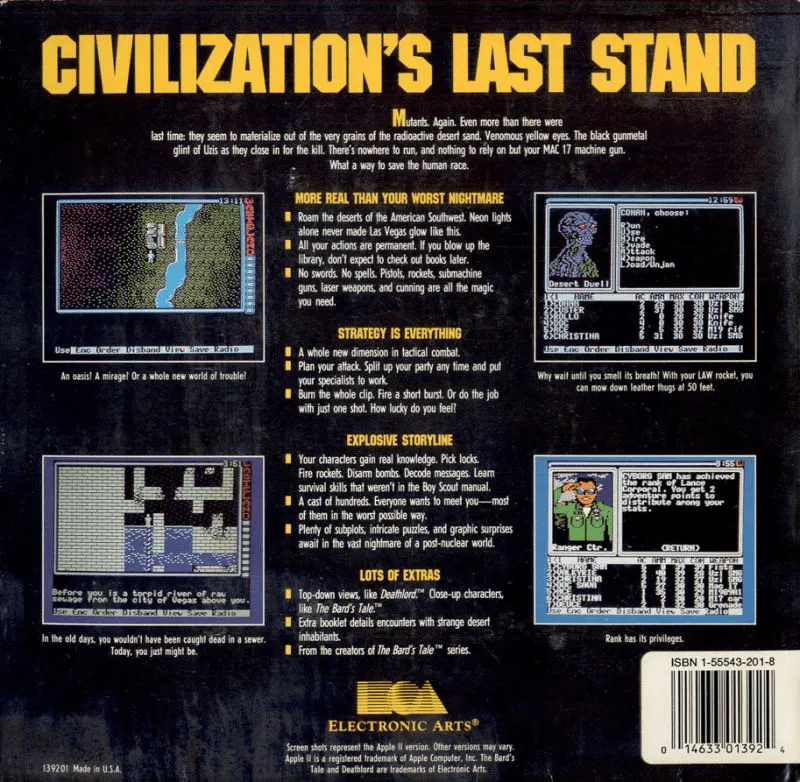 Wasteland box back