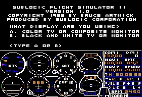 Flight Simulator II screenshot