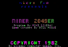 Backdrop artwork for Miner 2049er