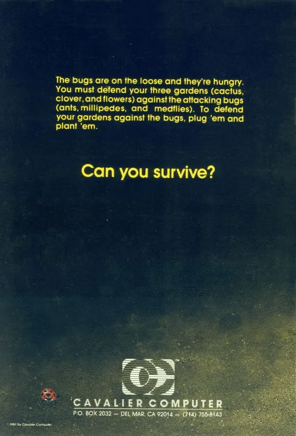 Bug Attack box back