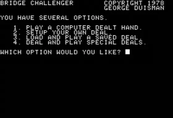 Bridge Challenger screenshot