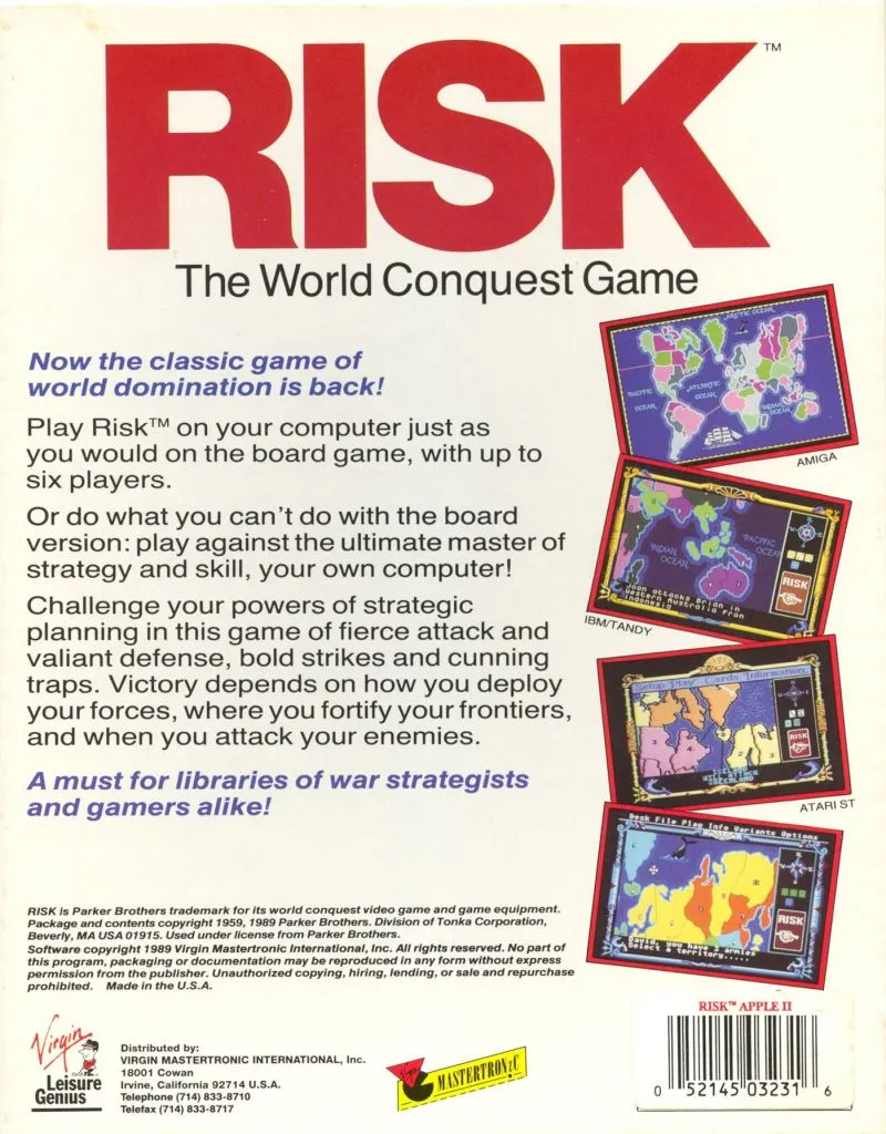 Risk box back