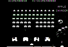 Backdrop artwork for Apple Invader
