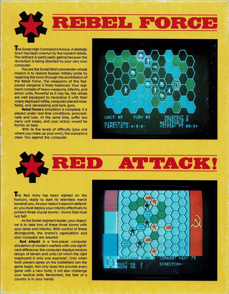 Computer Conflict box back