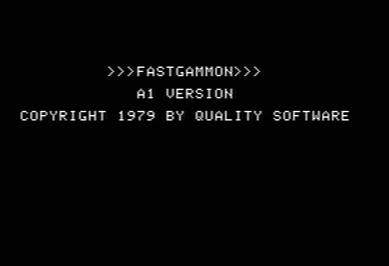Fastgammon screenshot