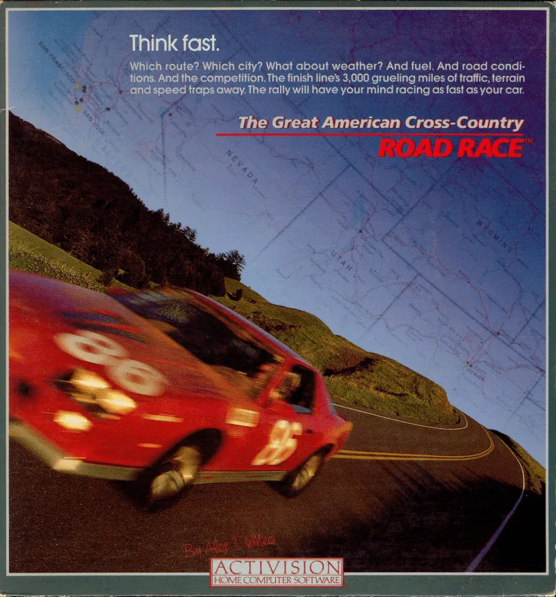 The Great American Cross-Country Road Race box art