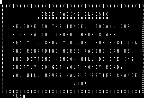 Horse Racing Classic screenshot