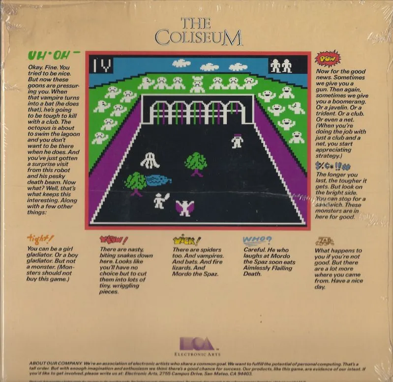 The Last Gladiator box back