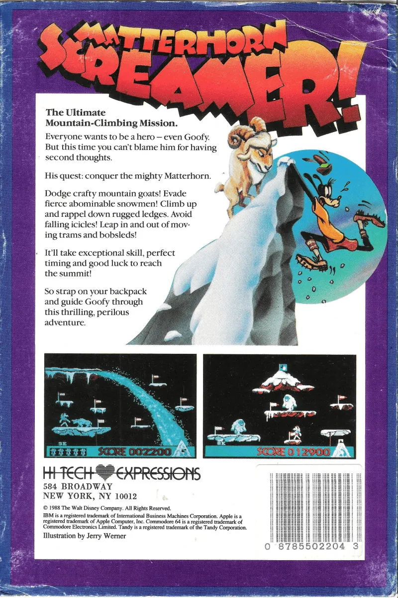 Matterhorn Screamer box back