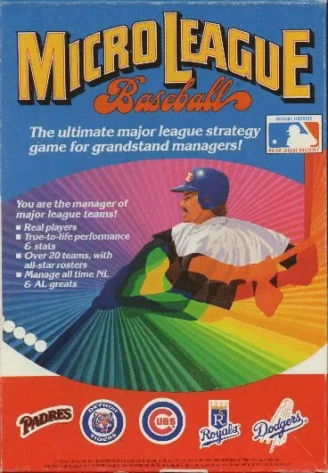 MicroLeague Baseball box art