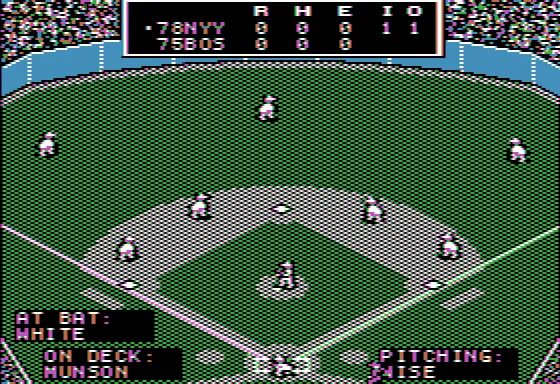 Backdrop artwork for MicroLeague Baseball